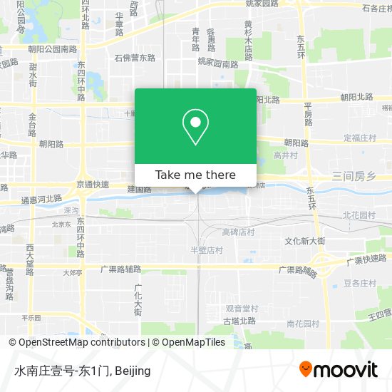 水南庄壹号-东1门 map