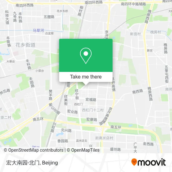 宏大南园-北门 map