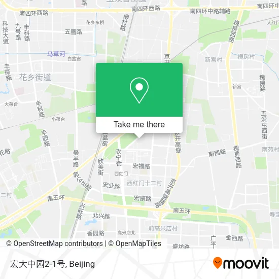 宏大中园2-1号 map