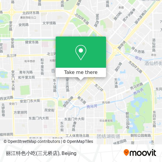 丽江特色小吃(三元桥店) map