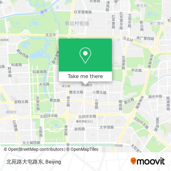 北苑路大屯路东 map