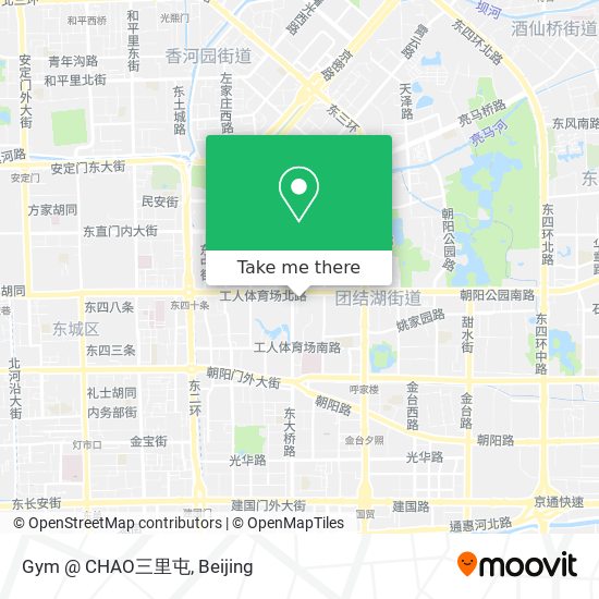 Gym @ CHAO三里屯 map
