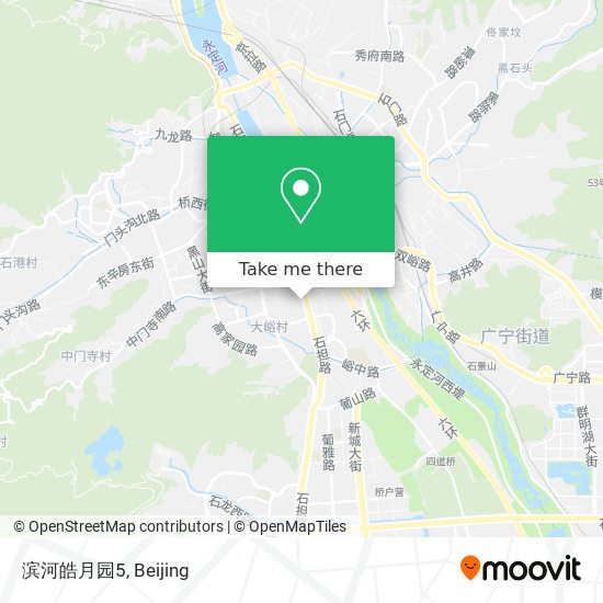 滨河皓月园5 map