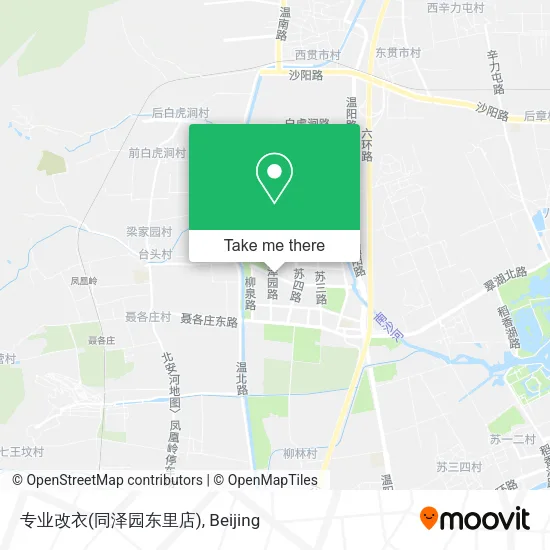 专业改衣(同泽园东里店) map