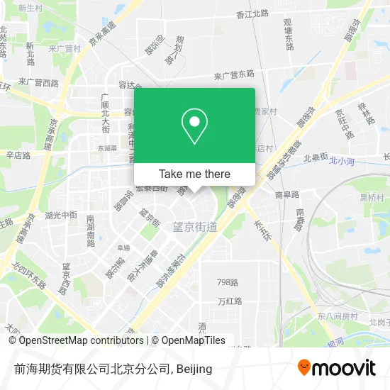 前海期货有限公司北京分公司 map