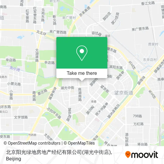 北京阳光绿地房地产经纪有限公司(湖光中街店) map