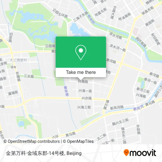 金第万科·金域东郡-14号楼 map