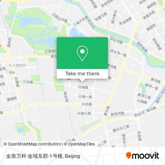金第万科·金域东郡-1号楼 map