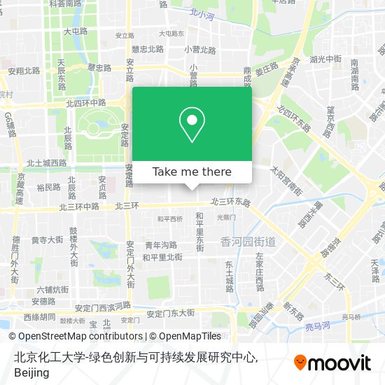 北京化工大学-绿色创新与可持续发展研究中心 map