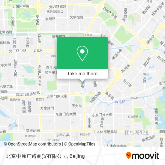 北京中原广路商贸有限公司 map