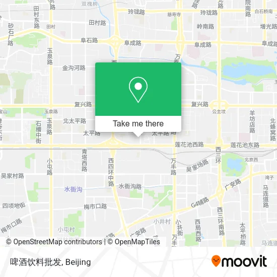 啤酒饮料批发 map