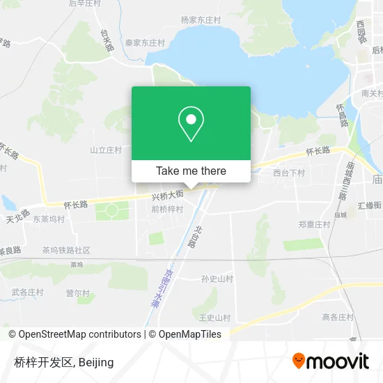 桥梓开发区 map