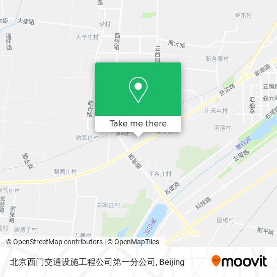 北京西门交通设施工程公司第一分公司 map
