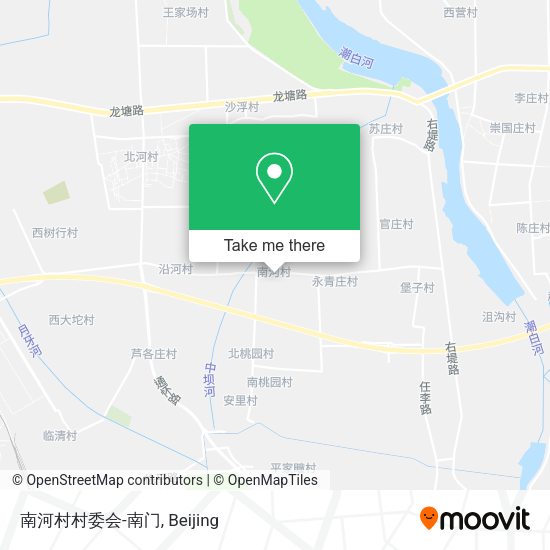 南河村村委会-南门 map