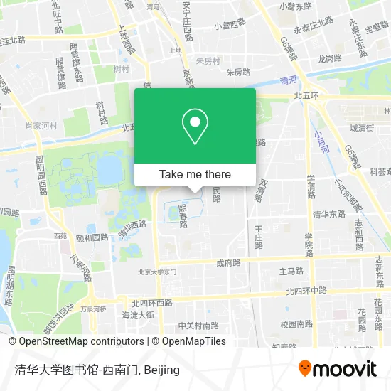 清华大学图书馆-西南门 map