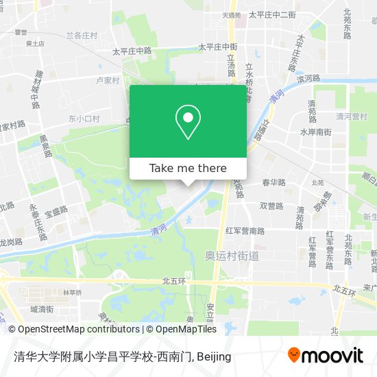 清华大学附属小学昌平学校-西南门 map