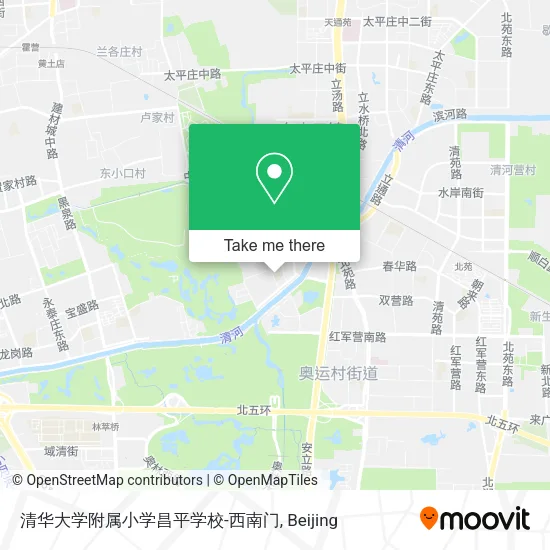 清华大学附属小学昌平学校-西南门 map