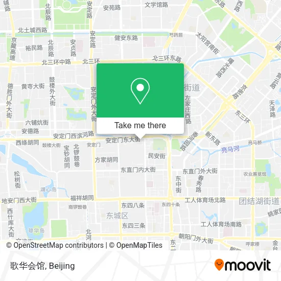 歌华会馆 map