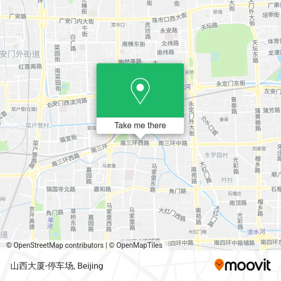 山西大厦-停车场 map