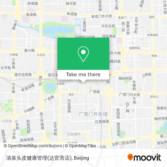 清泉头皮健康管理(达官营店) map