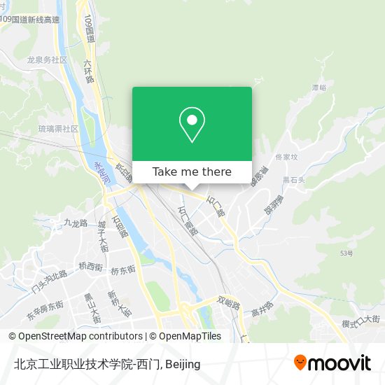 北京工业职业技术学院-西门 map