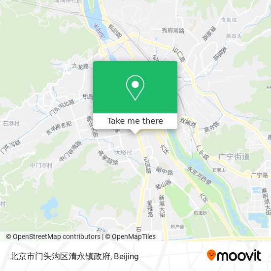 北京市门头沟区清永镇政府 map