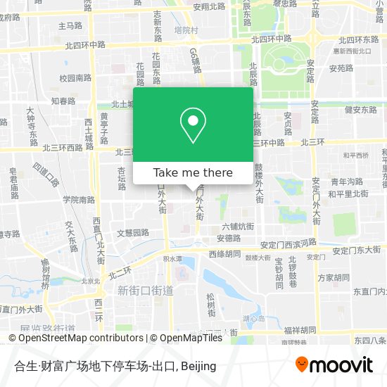 合生·财富广场地下停车场-出口 map
