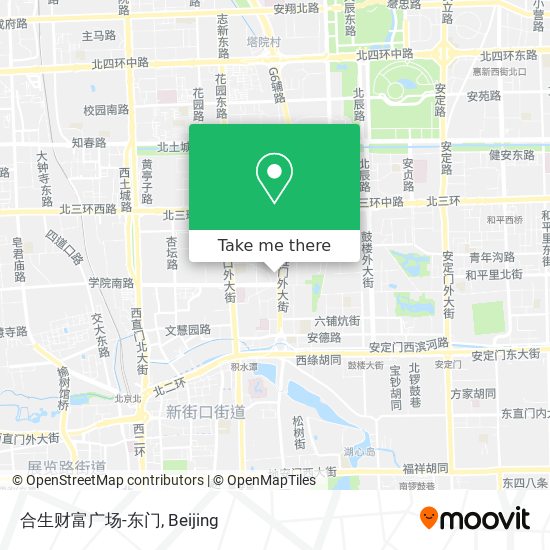 合生财富广场-东门 map
