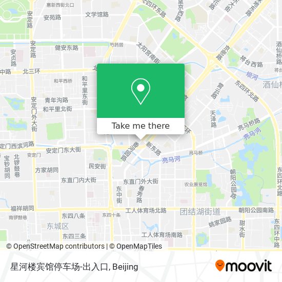星河楼宾馆停车场-出入口 map