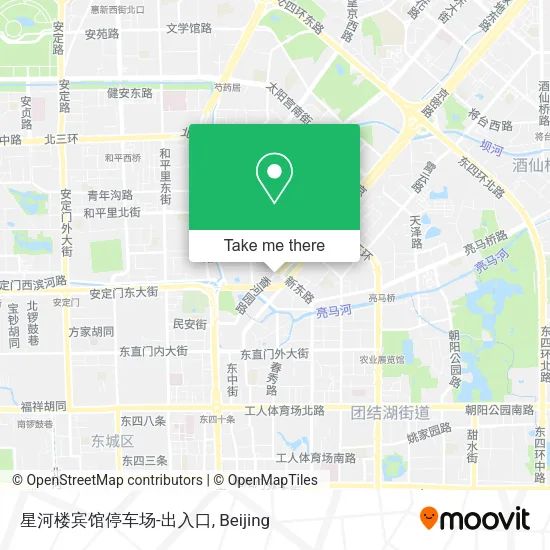 星河楼宾馆停车场-出入口 map