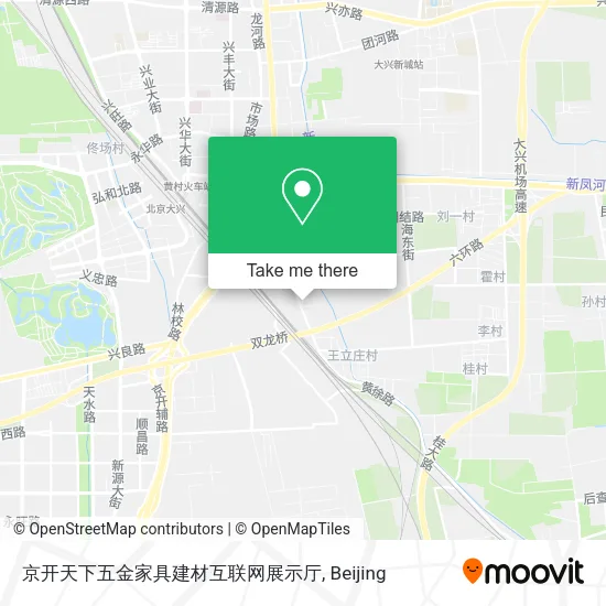 京开天下五金家具建材互联网展示厅 map