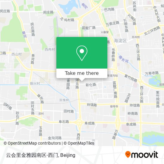 云会里金雅园南区-西门 map