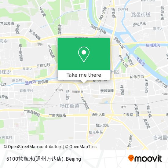5100软瓶水(通州万达店) map