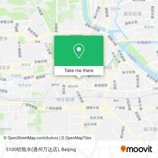5100软瓶水(通州万达店) map