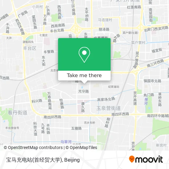 宝马充电站(首经贸大学) map