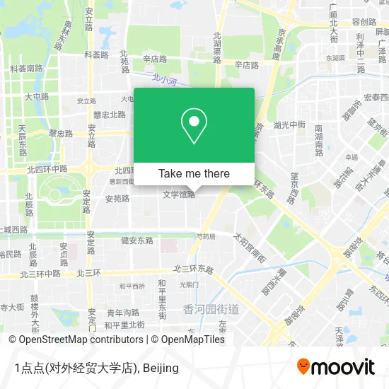 1点点(对外经贸大学店) map