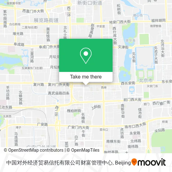 中国对外经济贸易信托有限公司财富管理中心 map