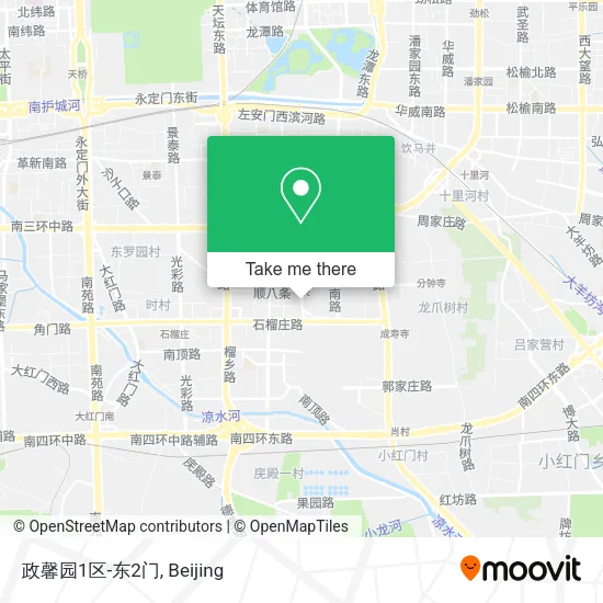 政馨园1区-东2门 map
