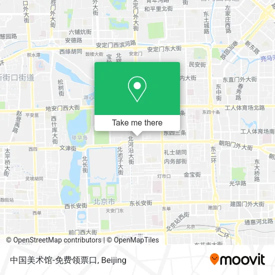 中国美术馆-免费领票口 map