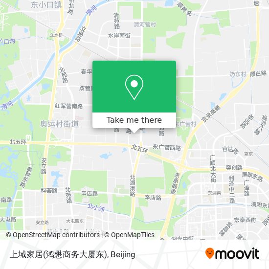 上域家居(鸿懋商务大厦东) map