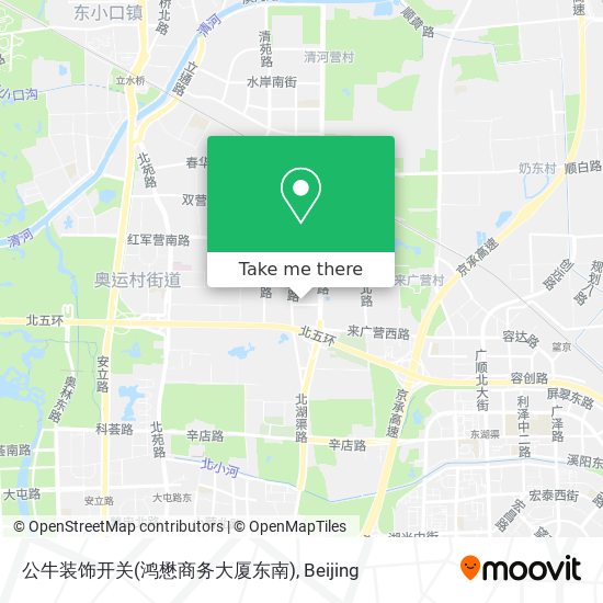 公牛装饰开关(鸿懋商务大厦东南) map