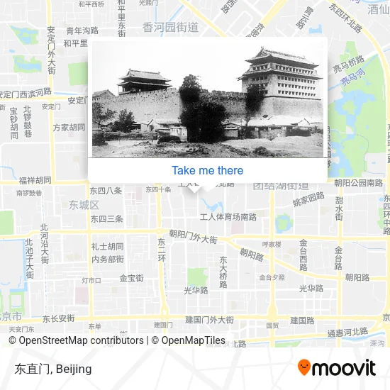 东直门 map