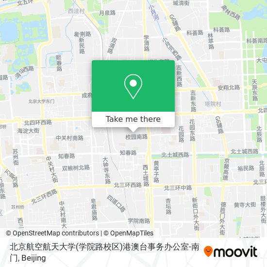北京航空航天大学(学院路校区)港澳台事务办公室-南门 map