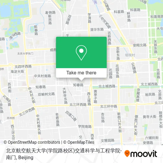 北京航空航天大学(学院路校区)交通科学与工程学院-南门 map
