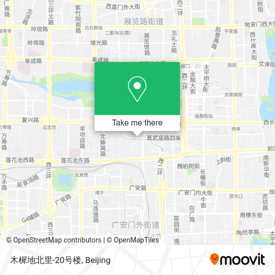 木樨地北里-20号楼 map