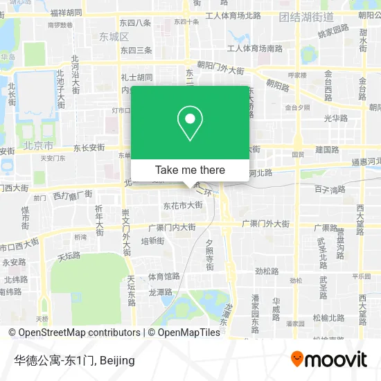 华德公寓-东1门 map