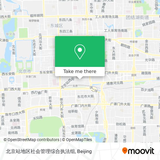 北京站地区社会管理综合执法组 map