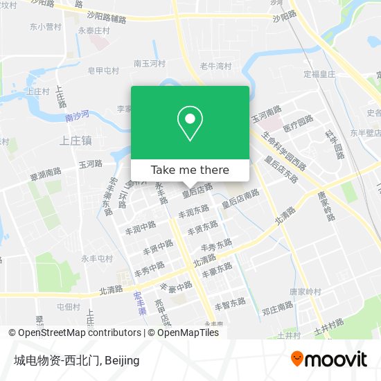 城电物资-西北门 map