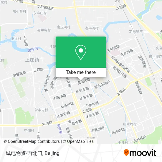 城电物资-西北门 map