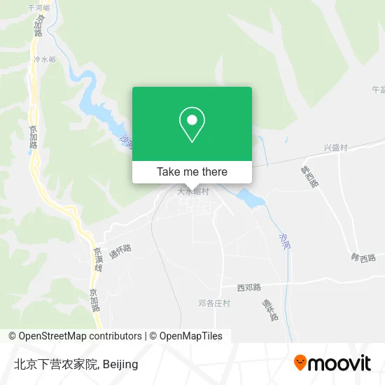 北京下营农家院 map